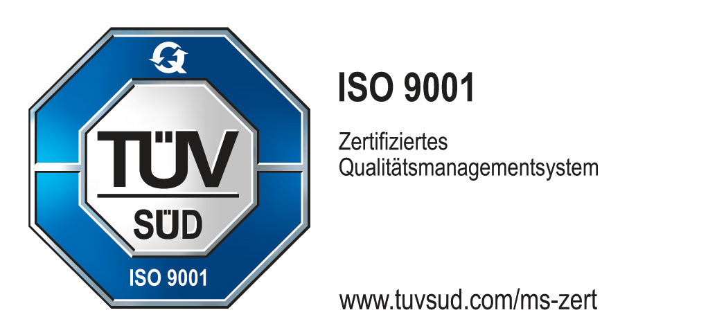TÜV SÜD ISO 9001 Zertifikat machCon